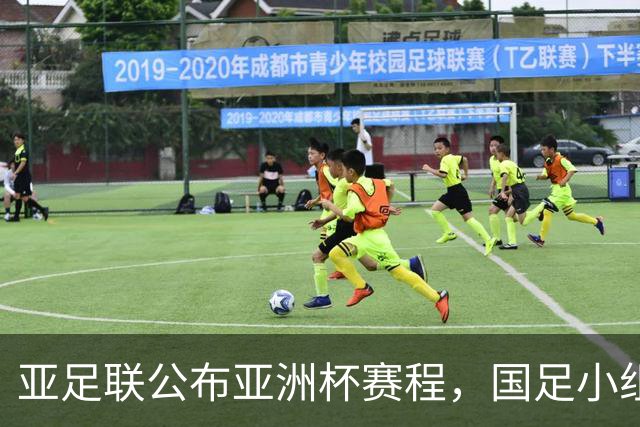 亚足联公布亚洲杯赛程，国足小组赛均在黄金时间段