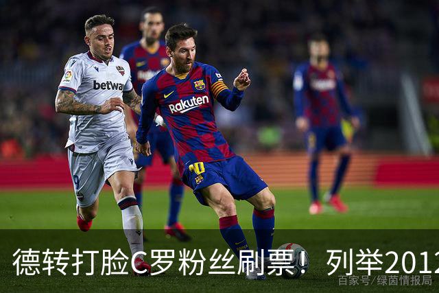 德转打脸C罗粉丝刷票！列举2012年梅西金球奖压制2008年C罗！